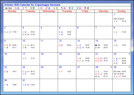 Månedens kalender